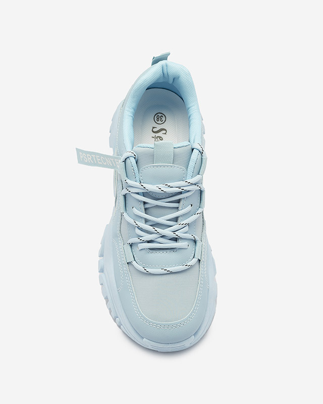 Сини дамски спортни маратонки Evilpo- Footwear