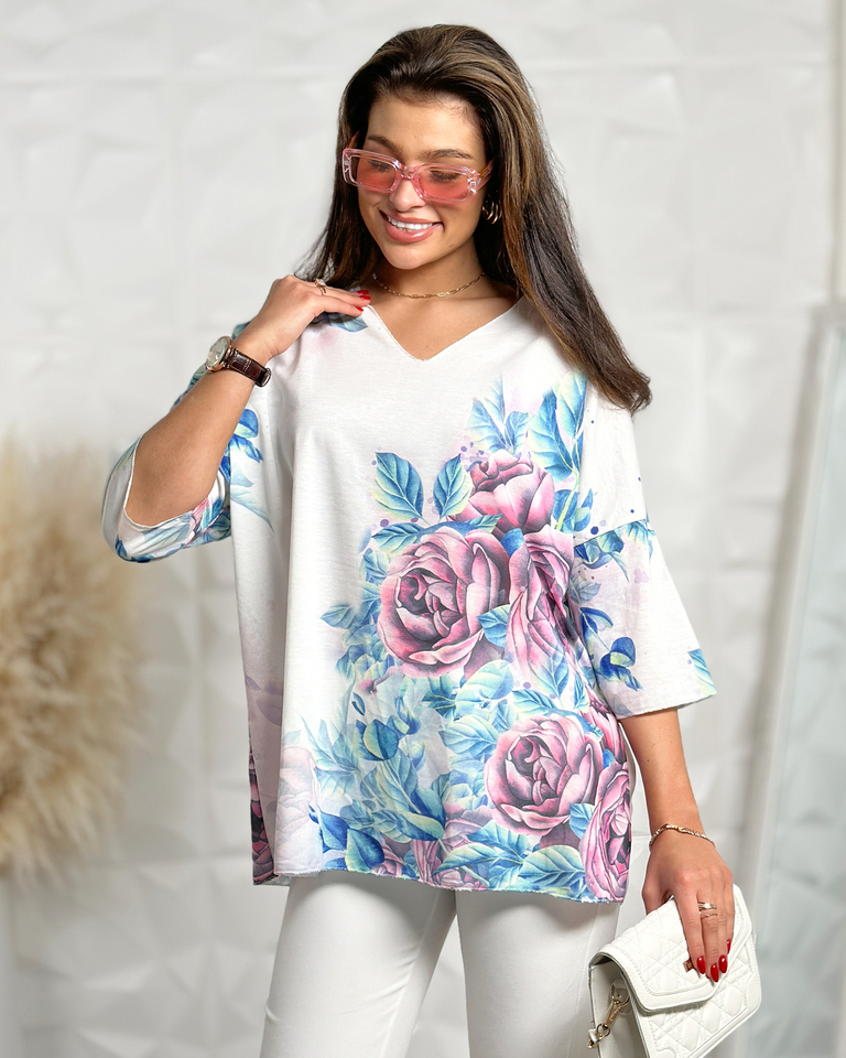 Royalfashion Дамска блуза с принт