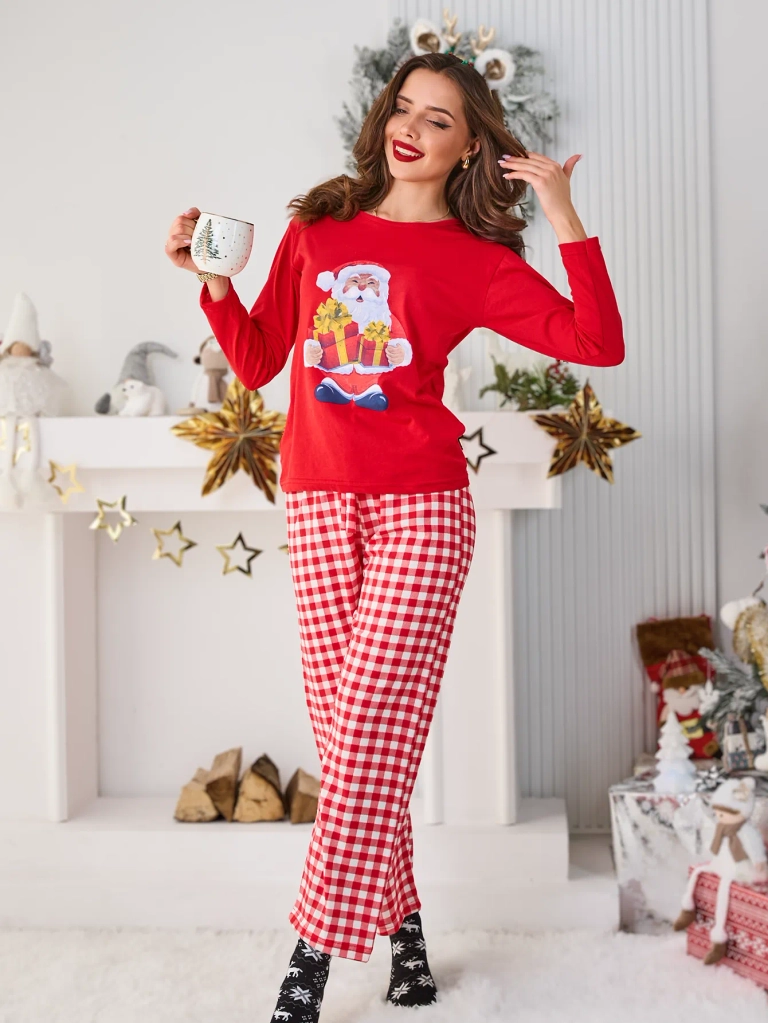 Royalfashion Коледни дамски пижами
