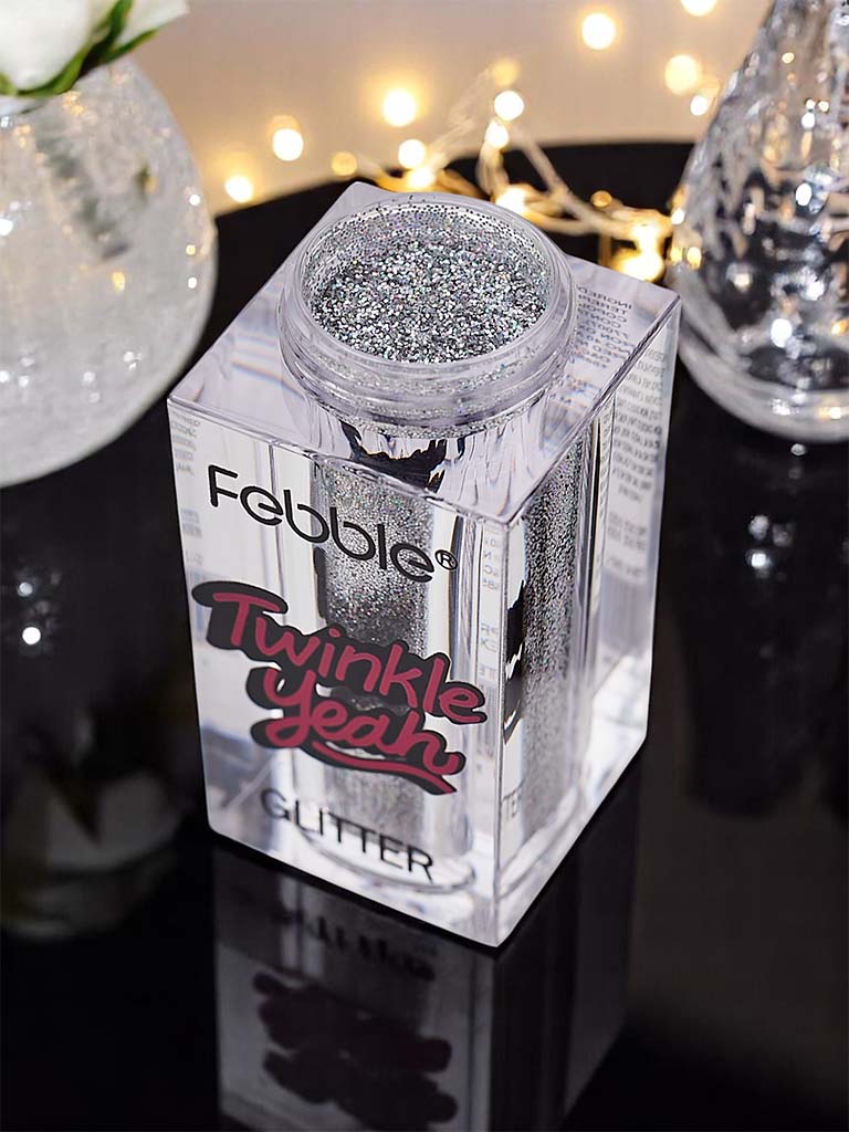 Блясък Да Сребрист Блясък за лице и тяло