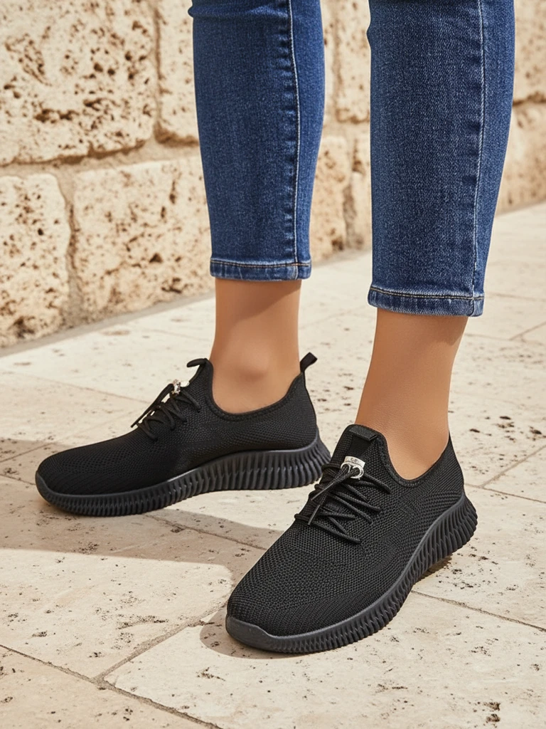 Royalfashion Slip-on дамски спортни обувки от текстилен плат Royaletta