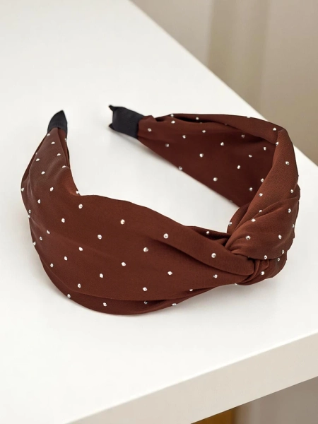 Royalfashion Лента за глава с кристали Shine Twist