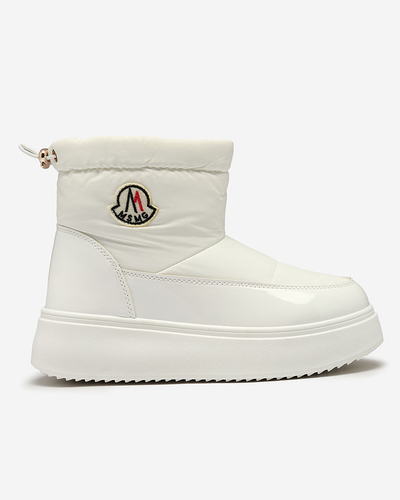 Royalfashion Дамски ботуши за сняг в бял цвят Ademra