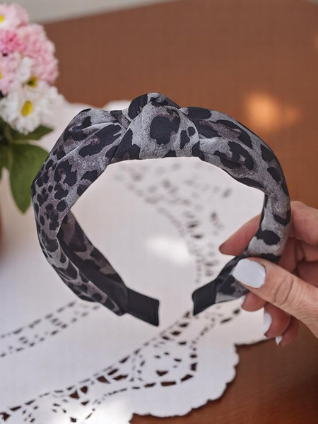 Royalfashion Лента за коса в леопардов принт стил Lea