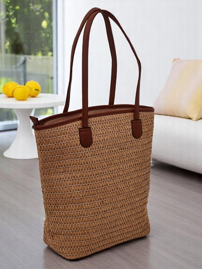 Royalfashion Голяма сламена дамска чанта Solea Bag