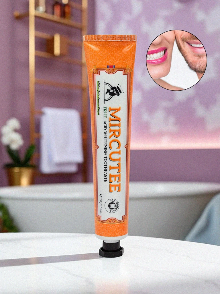 Избелваща плодово-ароматизирана паста за зъби