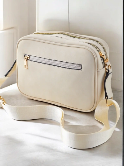 Royalfashion Малка дамска чанта, изработена от матова екологична кожа