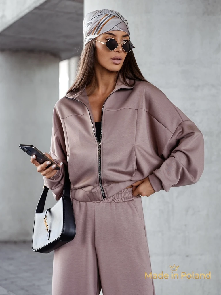 Дамски вискозен комплект анцуг Long Waves