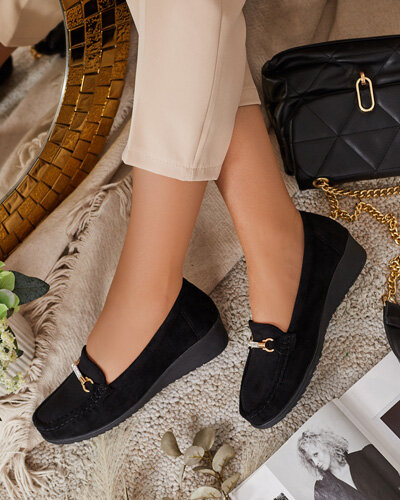 Royalfashion Дамски мокасини Eko от велур Ewo