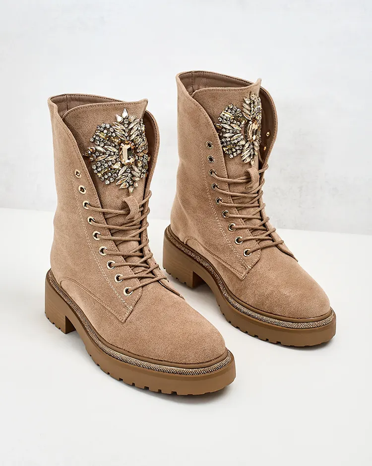 Royalfashion Дамски високи ботуши Sinno