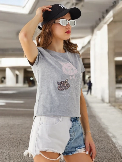 Royale мода Женска памучна блуза