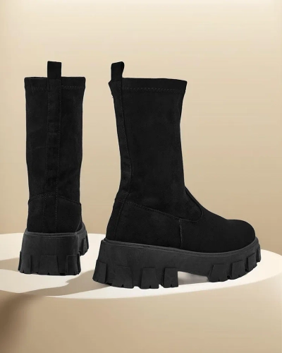 Дамски платформени боти Royalfashion Firo