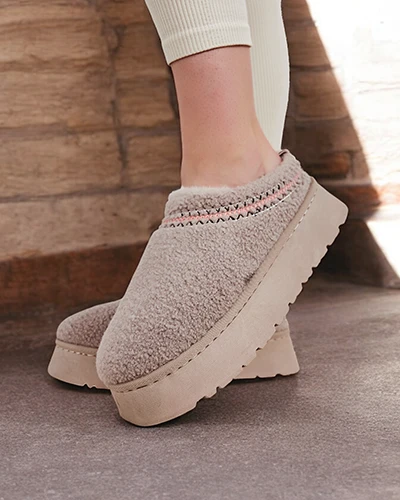 Роялфешън Къси дамски зимни боти тип снежни обувки Esel