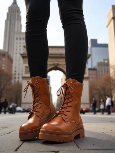 Royalfashion Дамски ботуши Bumalo с връзки