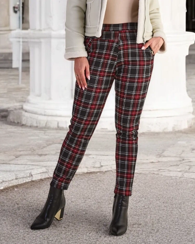 Royalfashion Затоплени дамски панталони с гети PLUS SIZE