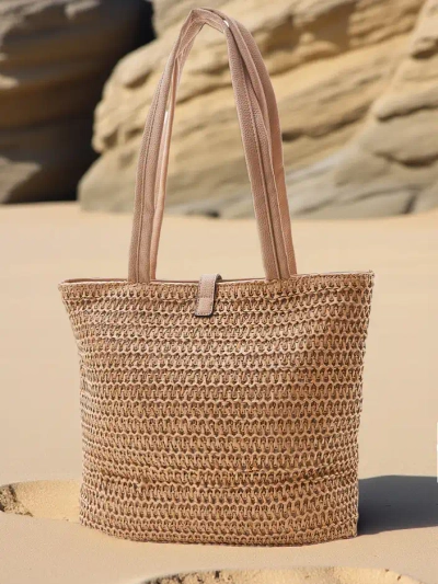 Royalfashion Голям сламен дамски чанти