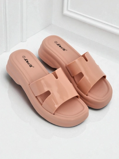 Royalfashion Дамски чехли на по-дебела подметка Nova Gloss