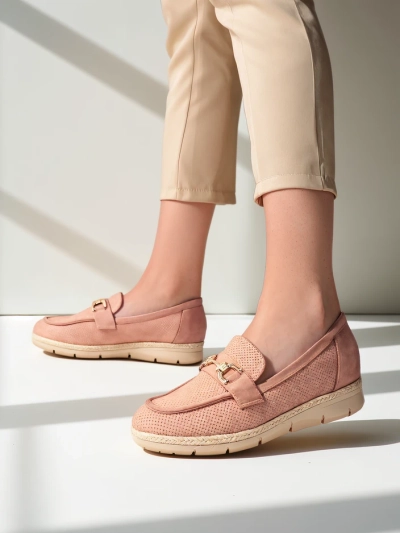 Женски обувки на плосък ток Royalfashion с декоративен детайл на пръстите