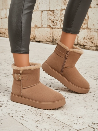 Royalfashion Къси дамски боти тип снегоходки Winter Crest