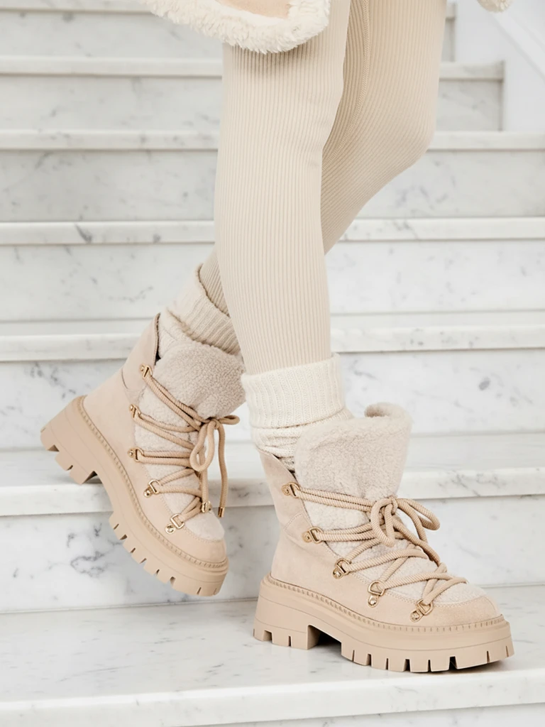 Royalfashion Lozin дамски ботуши за сняг с дантела