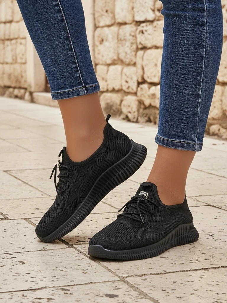 Royalfashion Slip-on дамски спортни обувки от текстилен плат Royaletta