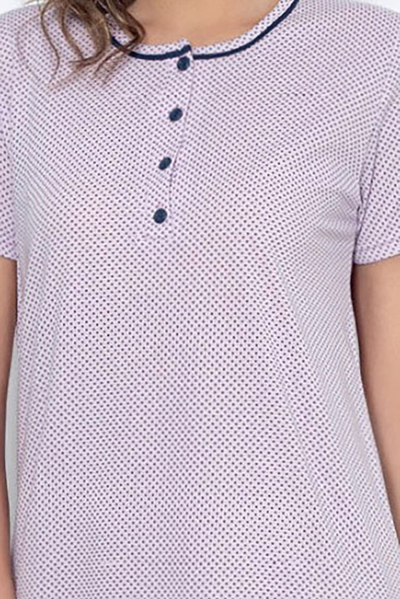 Royalfashion Дамска нощница на точки