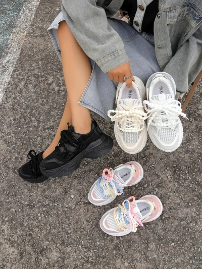 Спортни маратонки Royalfashion за жени на по-дебела подметка Loness