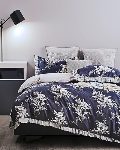 Royalfashion Пледове с френско украса с фирми 160х200 комплект от 3 БРОЯ