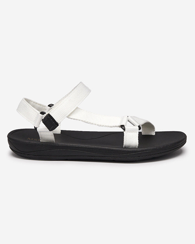 Białe damskie sportowe sandały Tatags - Obuwie