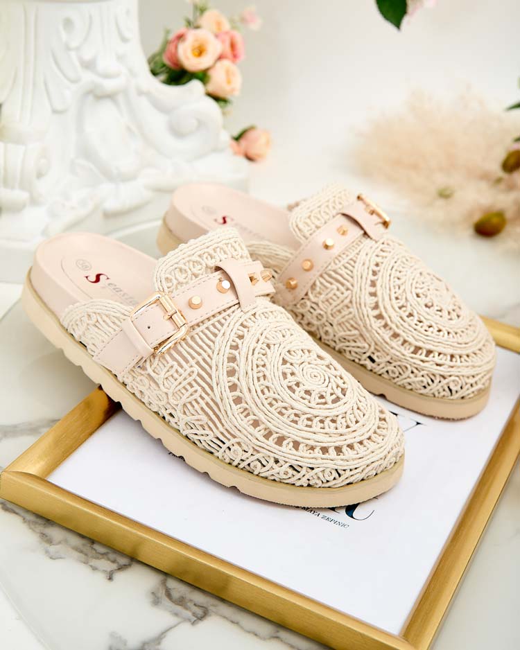 Royalfashion Дамски джапанки с бродерия Leronip