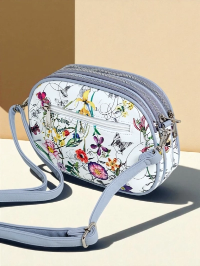 Royalfashion Малка дамска чанта от еко кожа Floriana