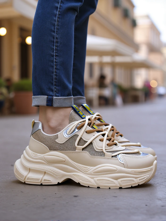 Royalfashion Женски кецове с дебела подметка Teresii