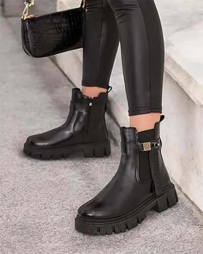 Royalfashion Дамски ботуши от еко кожа Dobinas