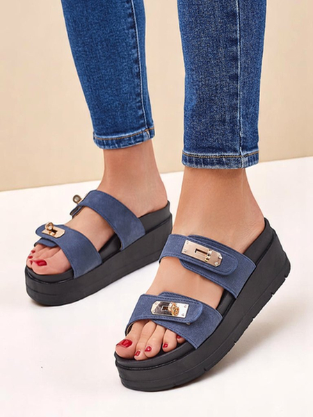 Royalfashion Дамски сандали на платформа с катарами Dalia