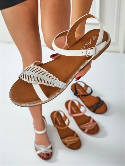 Royalfashion Дамски сандали на равна подметка Willow Grace