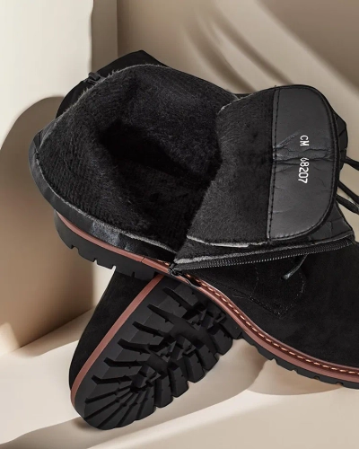 Дамски елегантни глезенови ботуши Royalfashion Gosop