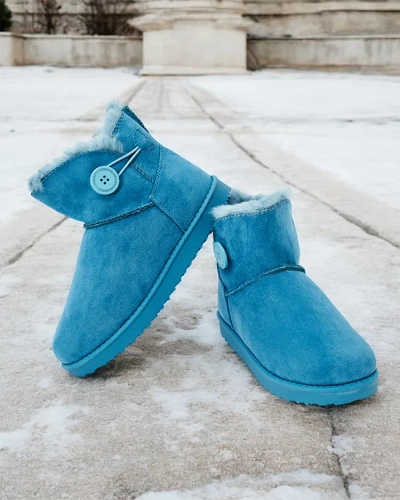 Royalfashion Дамски къси ботуши a'la snow boots Malla