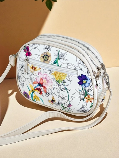 Royalfashion Малка дамска чанта от еко кожа Floriana