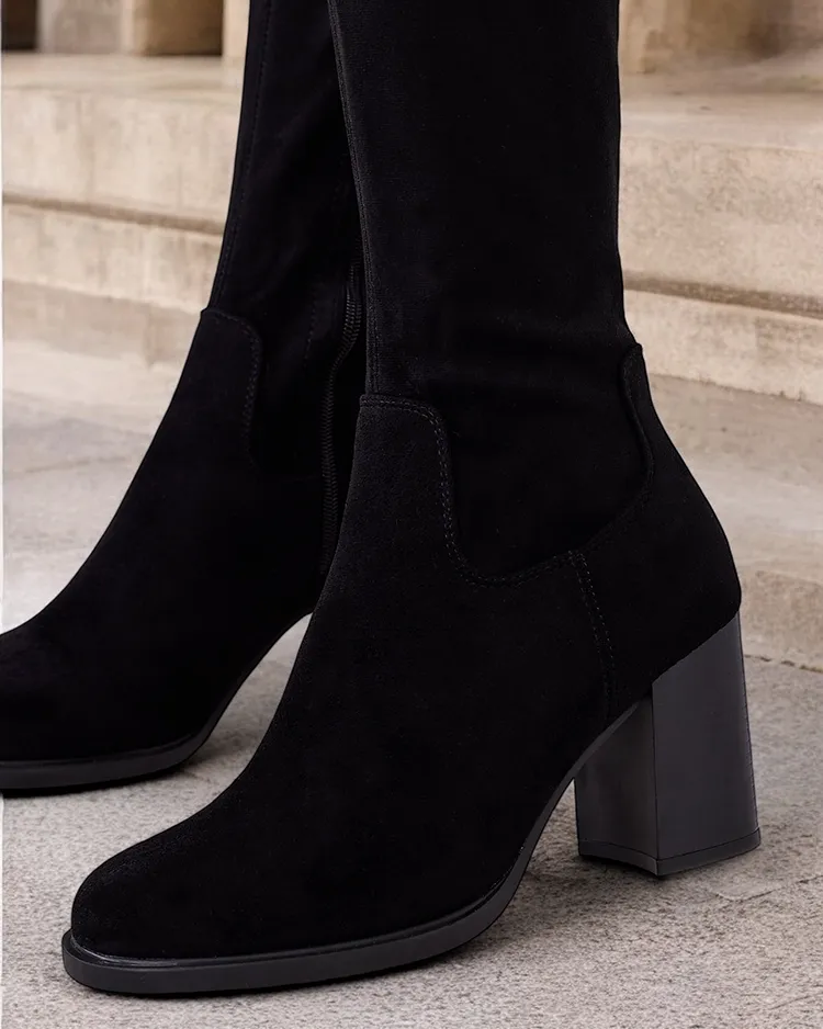 Royalfashion Дамски ботуши над коляното Rozia