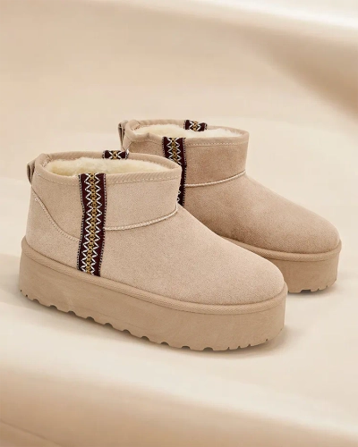 Royalfashion Къси снежни ботуши за жени Haluzi