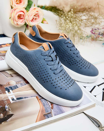 Royalfashion Дамски ажурни маратонки Deromias