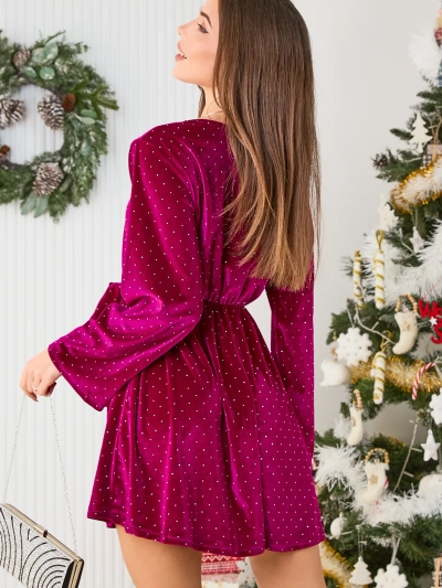 Дамска рокля Royalfashion с камъни