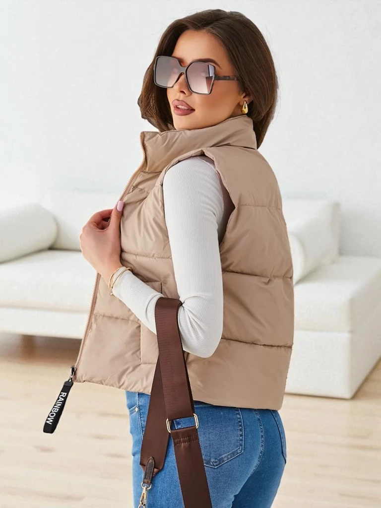 Royalfashion Дамски къс елек