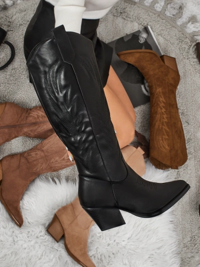 Дамски ботуши тип каубойки Marivelle