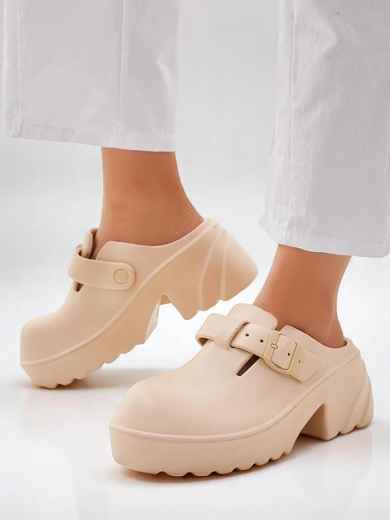 Royalfashion Жени гумени сандали на ток Voxones