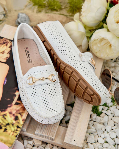 Royalfashion Дамски ажурни мокасини Mill