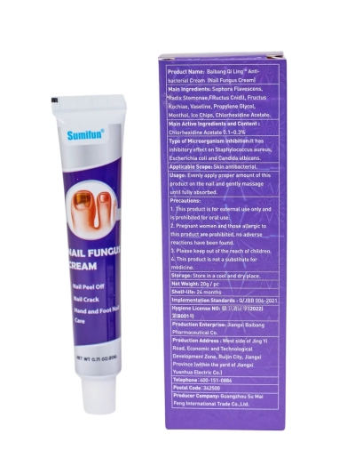 Крем, облекчаващ симптомите на гъбички по ноктите