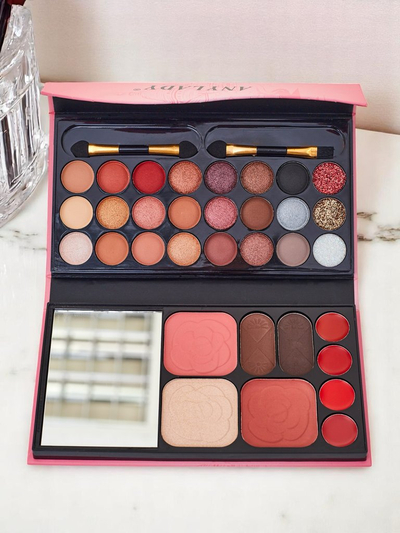 ANYLADY Компактна палитра за грим – сенки за очи, контур, устни 33 цвята