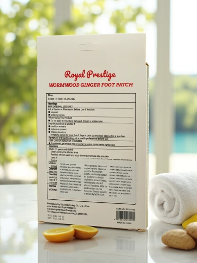 Aura Pedis: Натурални детоксикиращи пластири за крака с джинджифил и пелин 50g