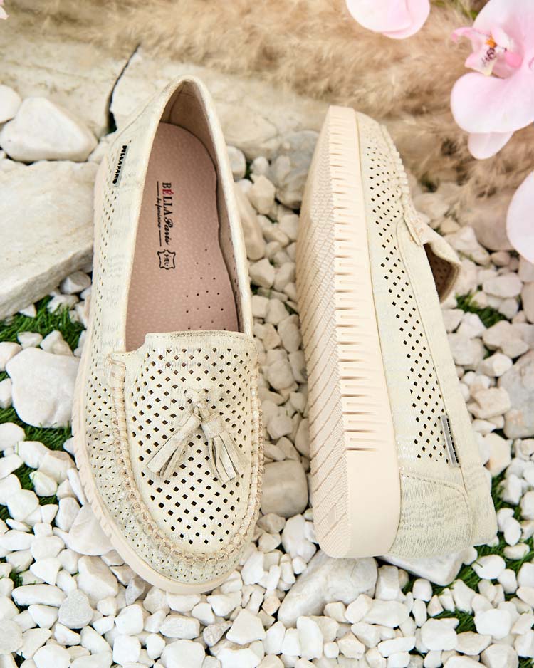 Royalfashion Дамски ажурни мокасини Molaffa